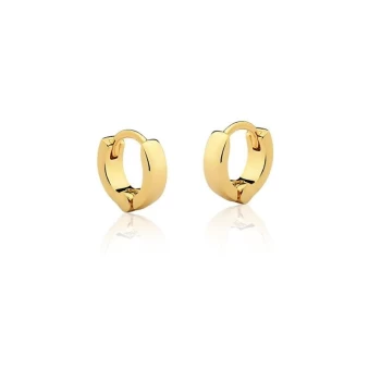 JOYAS AROS DE CLIC 8MM baño de oro 18k