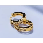 JOYAS ARO CLICK CON CIRCONIA baño de oro 18k