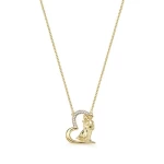 JOYAS GARGANTILLA LOVE FOREVER baño de oro 18k