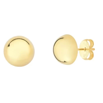 JOYAS CARAVANAS MEDIA ESFERA baño de oro 18k