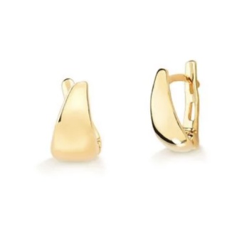 JOYAS CARAVANAS CLICK METAL baño de oro 18k