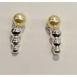 JOYAS CARAVANAS ESFERAS CON PERLA PLATA 925