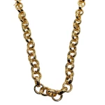 JOYAS GARGANTILLAS RAB RAT baño de oro 18k