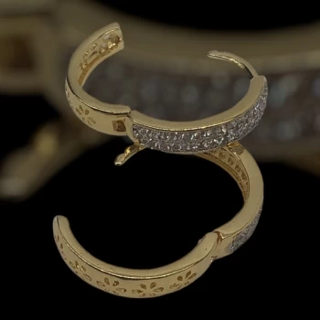 JOYAS CARAVANA CLICK ARO GRANDE baño de oro 18k