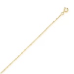 JOYAS GARGANTILLAS 1X1 PALITO baño de oro 18k