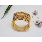 JOYAS ANILLO AROS LISOS AROS CICONIAS 18 baño de oro 18k