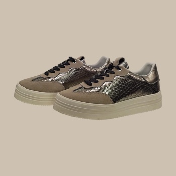 CHAMPION GRIS CON TONOS PLATA
